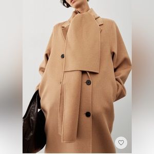 Mango Scarf Coat size medium